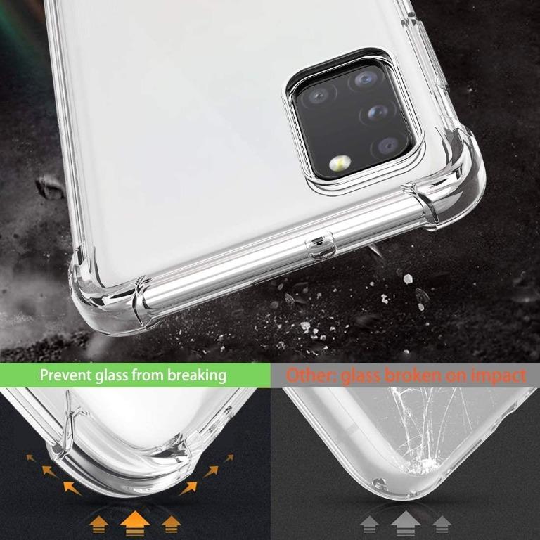 Ốp lưng silicon dẻo trong chống sốc dành cho Samsung A31