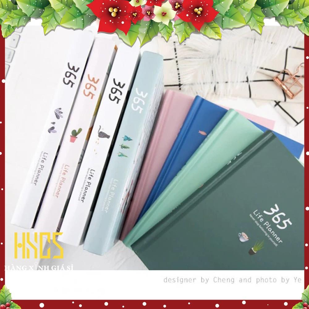 SỔ KẾ HOẠCH PLANNER 365 - GIẤY IN HÌNH DỄ THƯƠNG, Kích thước : 18x13 cm