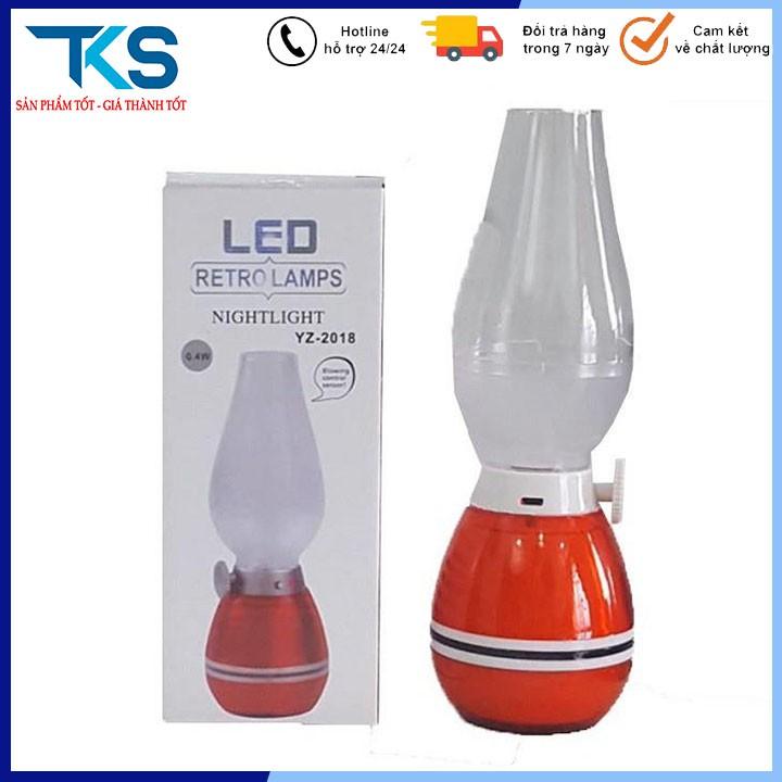 Đèn thờ cảm ứng, Đèn bàn sạc điện, thổi là sáng