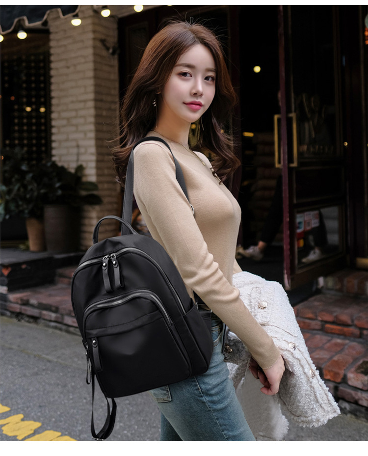 Balo Nữ Thời Trang Vải Oxford Cao Cấp Chống Thấm Nước Cặp Học Sinh Phong Cách Hàn Quốc