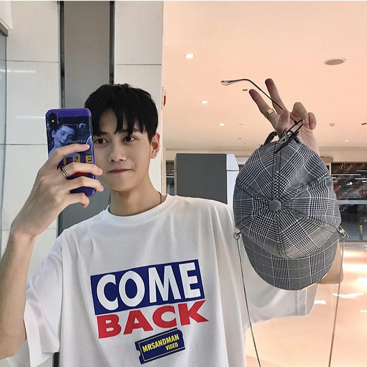Áo Thun Tay Lỡ Unisex Form Rộng COME BACK Ulzzang
