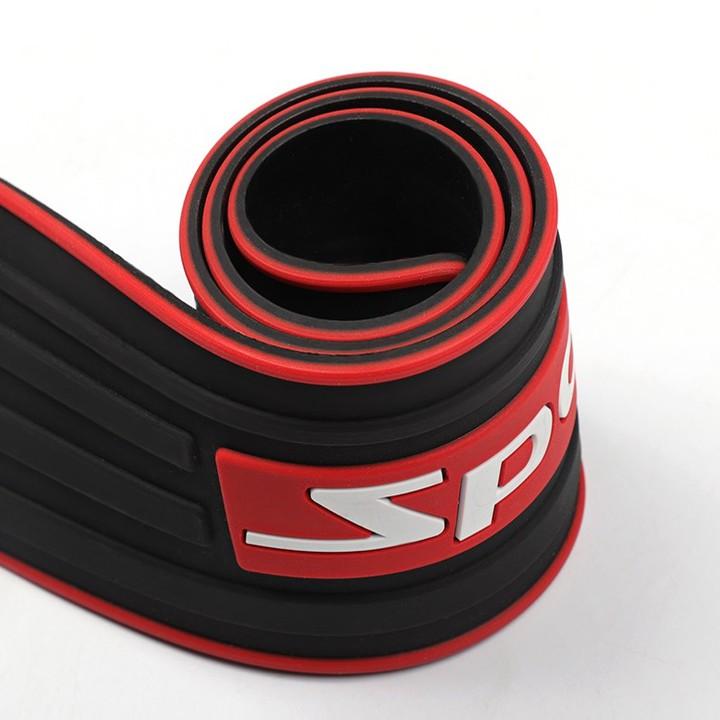 Dải cao su Sports loại cao cấp, dán bảo vệ chống xước cốp sau xe ô tô SP01