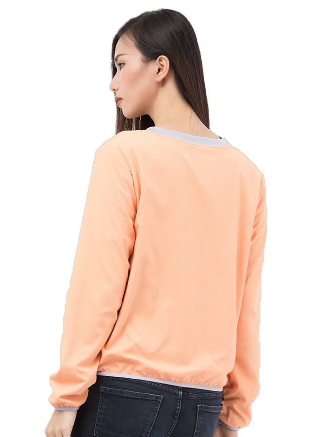 Áo khoác nữ chống nắng UPF50+ cam Zigzag JAC00309 tặng khẩu trang lớn trị giá 129k