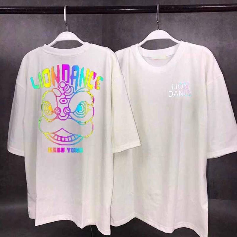 Áo thun tay ngắn in phản quang 7màu chất cotton 4chiều form dưới 68kg nam nữ