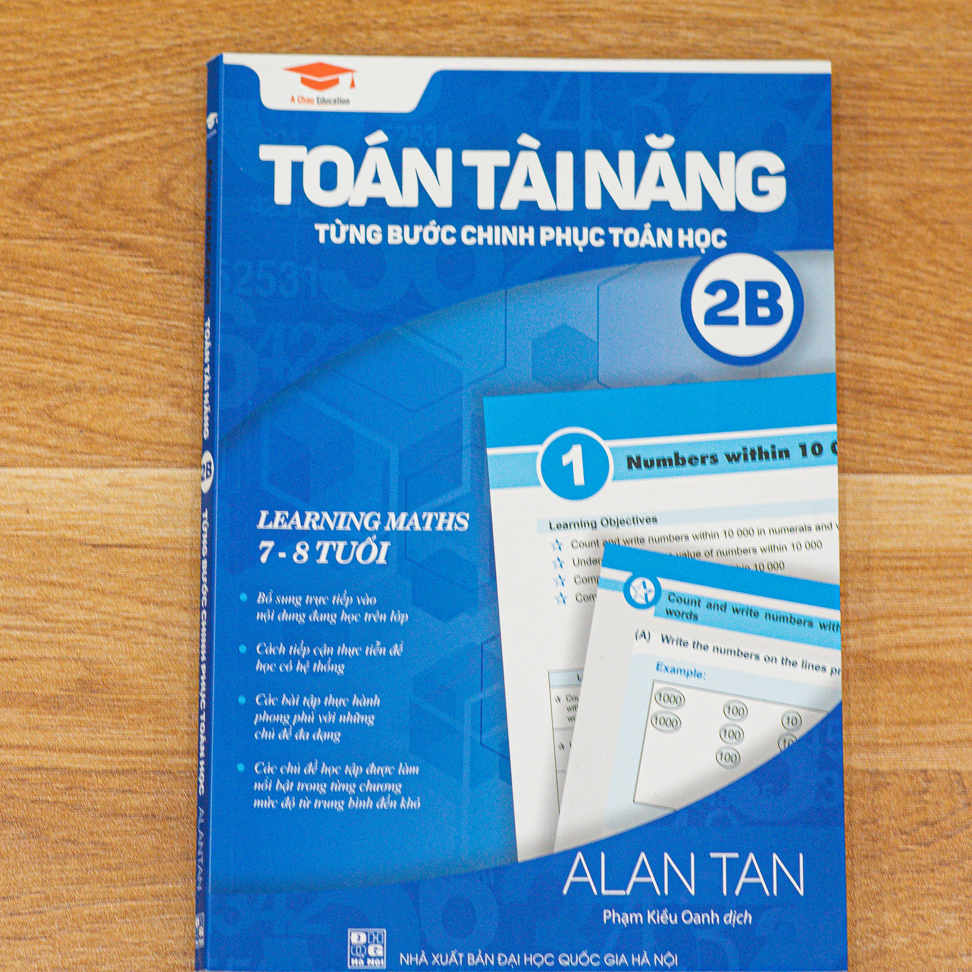 Sách toán tài năng 7 cuốn, 7 - 11 tuổi Sách toán lớp 2 đến lớp 5 Á Châu Books