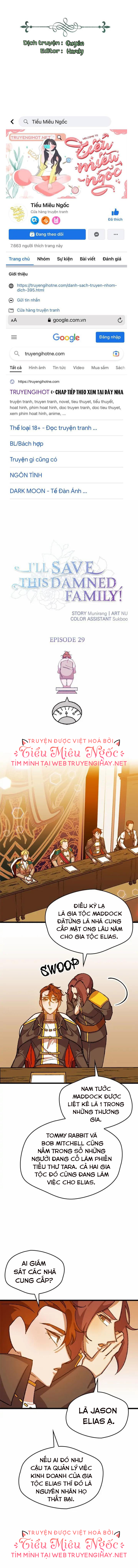 tôi sẽ cứu lấy gia tộc sắp sụp đổ chapter 29 1