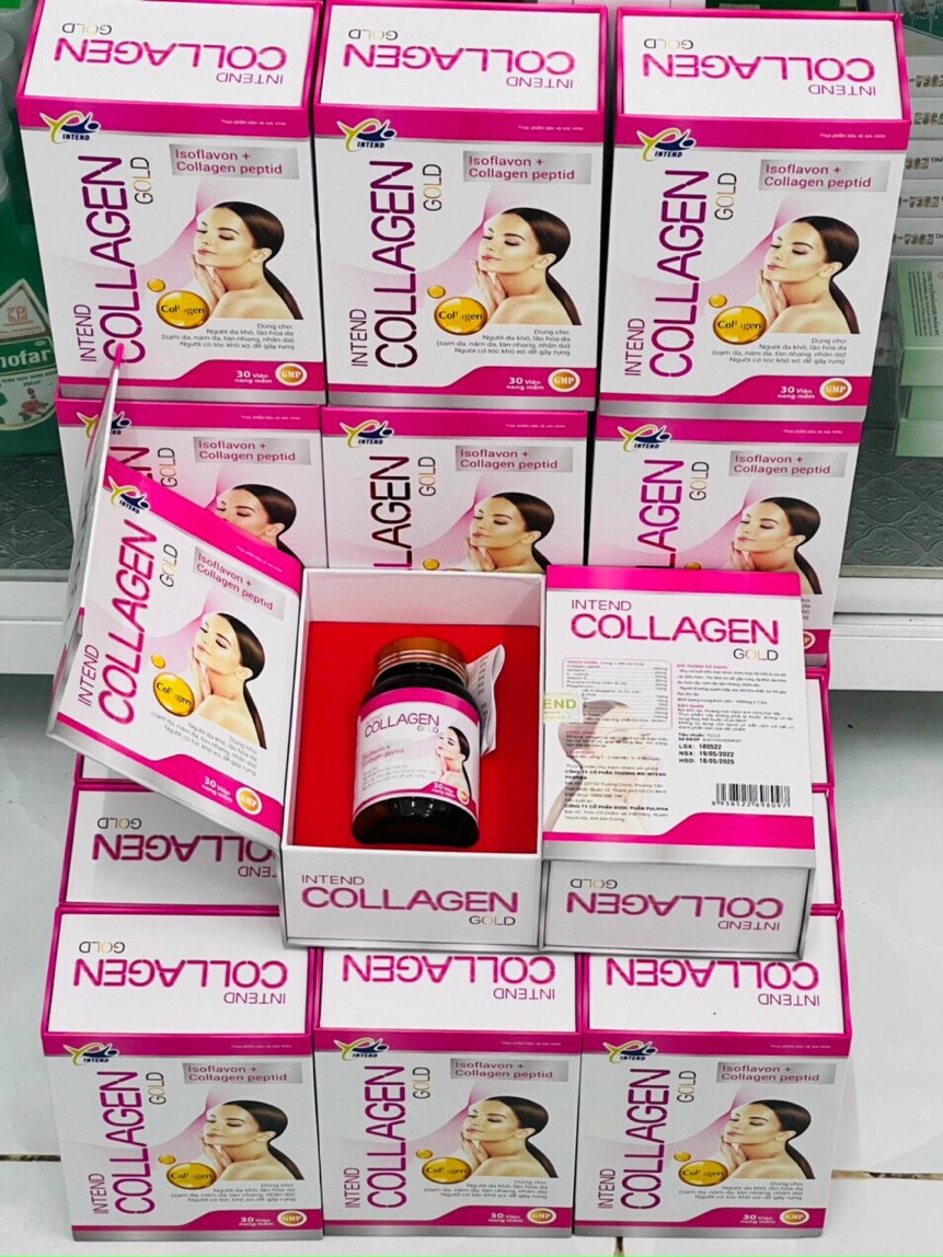 Collagen Gold Intend làm đẹp, trắng da, chống lão hóa