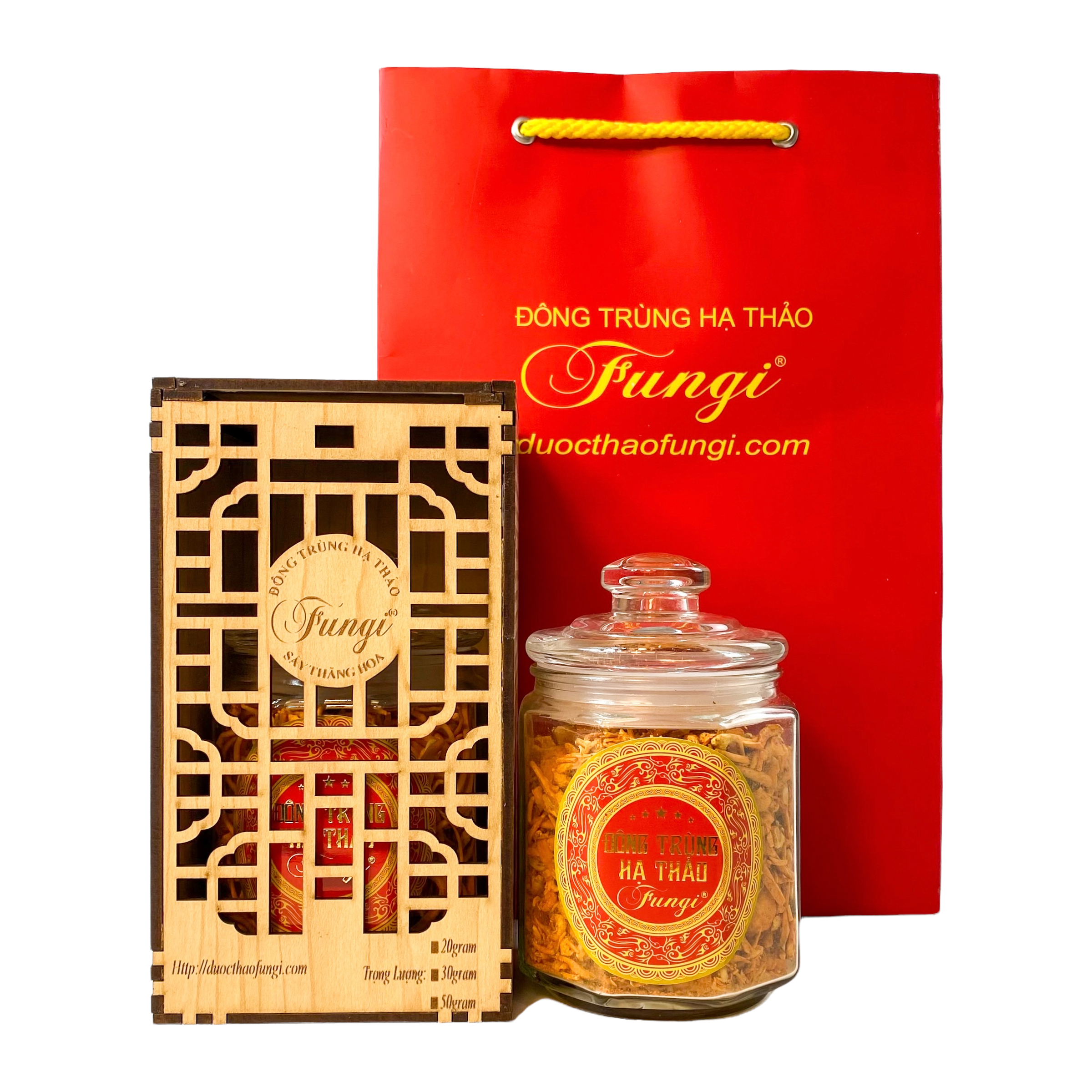 Nấm Đông Trùng Hạ Thảo Vụn Sấy Thăng Hoa