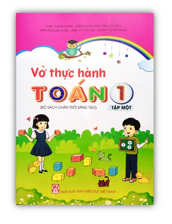 Sách - Vở Thực Hành Toán Lớp 1 - Tập 1 (Bộ Sách Chân Trời Sáng Tạo)