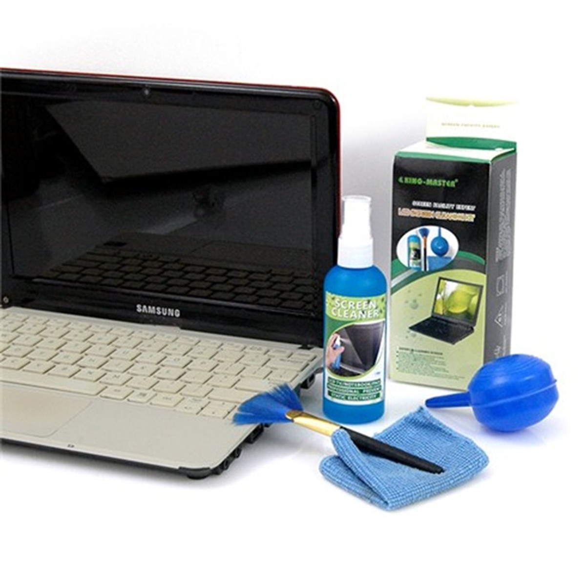 Hình ảnh Bộ vệ sinh laptop LCD Cleaning KIT 4 món - Hàng nhập khẩu