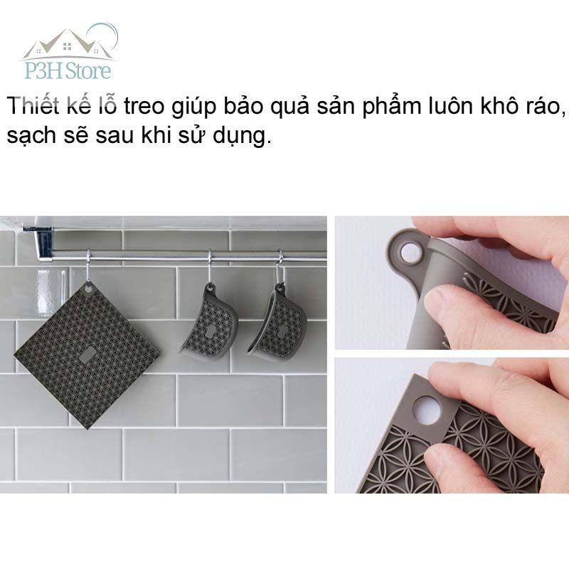 Bộ 1 miếng lót nồi và 2 găng tay Silicone Lock&amp;Lock LLT026