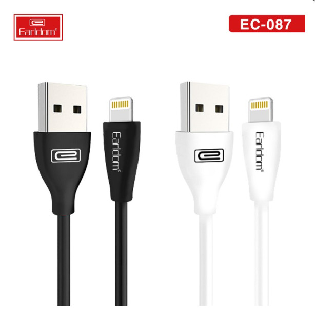 Dây Cáp Sạc Earldom 1M chân Micro - Type C - Lightning EC-087 -HÀNG CHÍNH HÃNG 100% (Giao màu ngẫu nhiên)