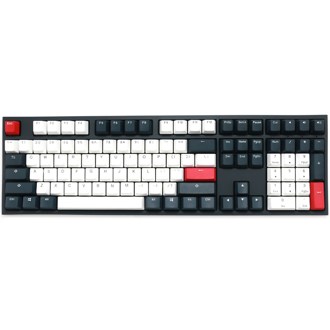 Bàn Phím Gaming Ducky One 2 Skyline Tuxedo Silver Switch - Hàng Chính Hãng