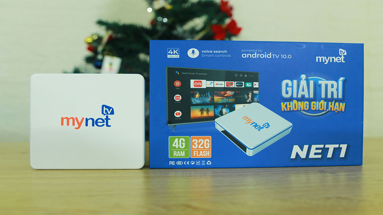 Đầu Android TVbox Mytv net Phiên bản Ram 2G16G 4G32G điều khiển IR- Xem 200 Kênh truyền hình miễn phí - Hàng Chính Hãng - Mynet 4H 4G32G