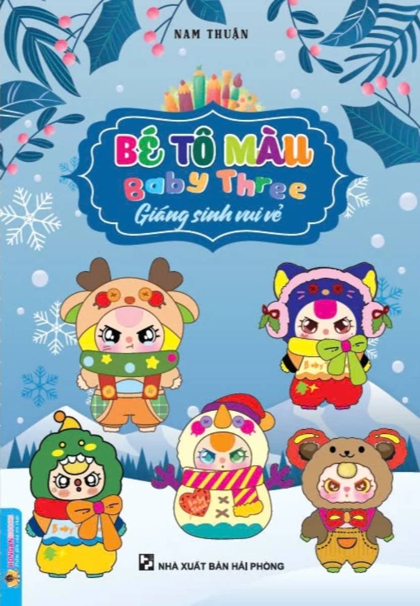 Combo Bé Tô Màu Cinnamoroll + Bé Tô Màu Baby Three (Bộ 4 Cuốn) - HA