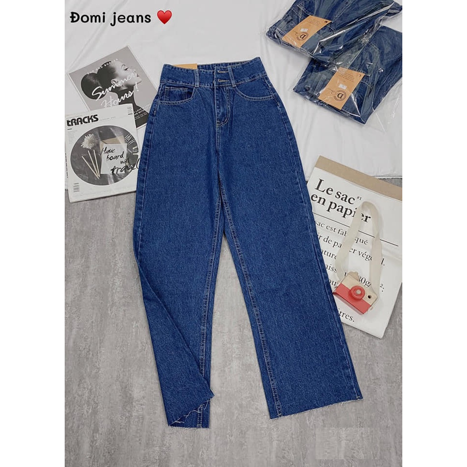 QUẦN BAGGY JEAN ỐNG RỘNG LƯNG CAO