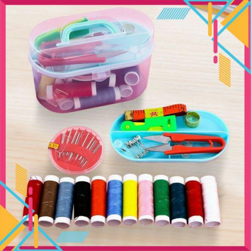 HỘP KIM CHỈ HỘP KIM CHỈ ĐA NĂNG 24 MÓN SỬ DỤNG KHÂU VÁ TIỆN DỤNG