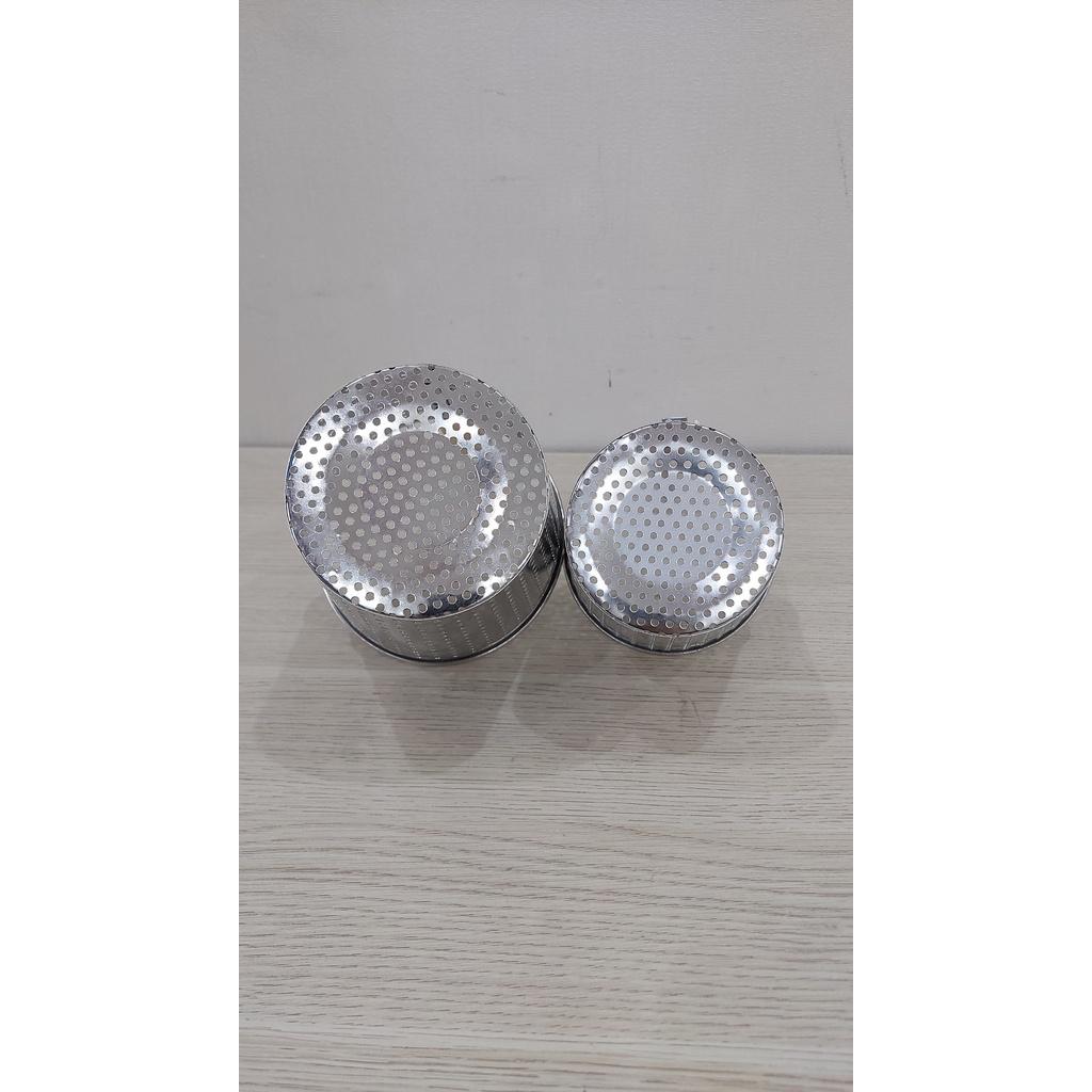 Vợt trụng hủ tiếu, trụng mỳ inox cán gỗ hình oval