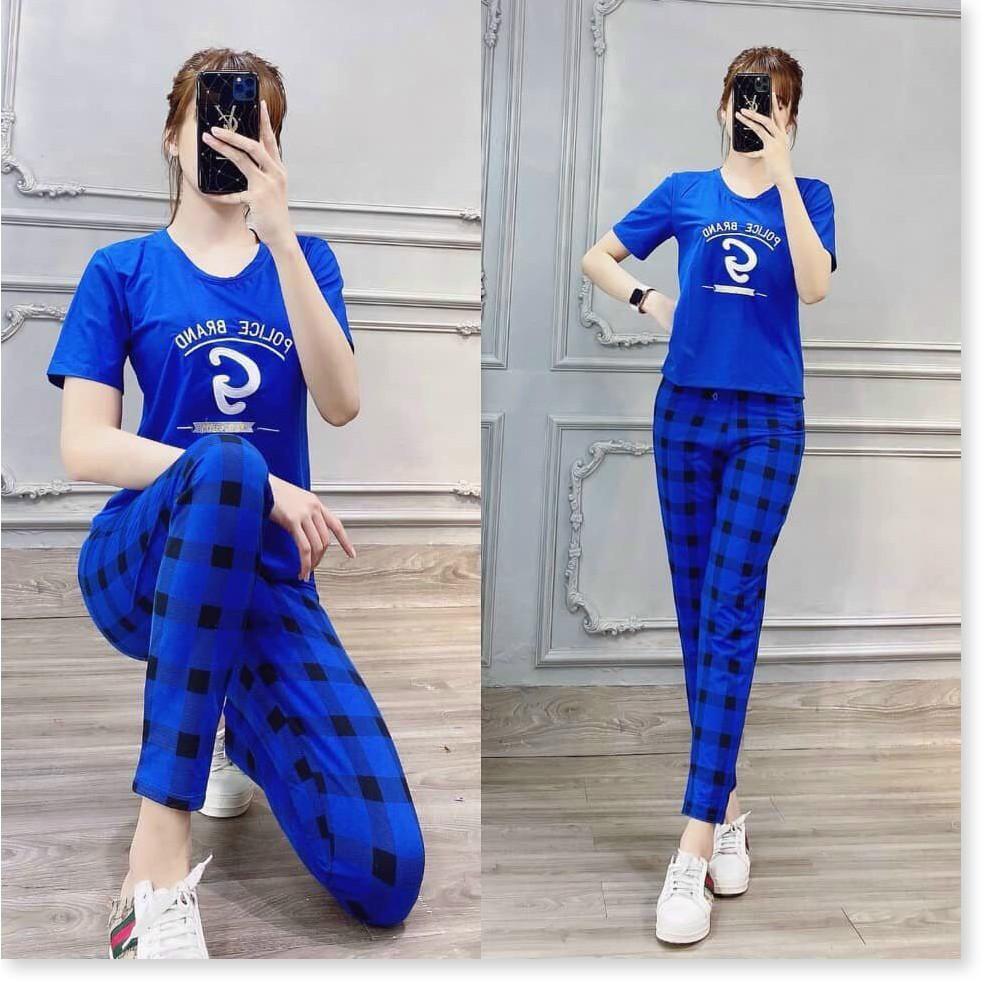 Set bộ thun Cotton NỮ DÀI MẶC NHÀ