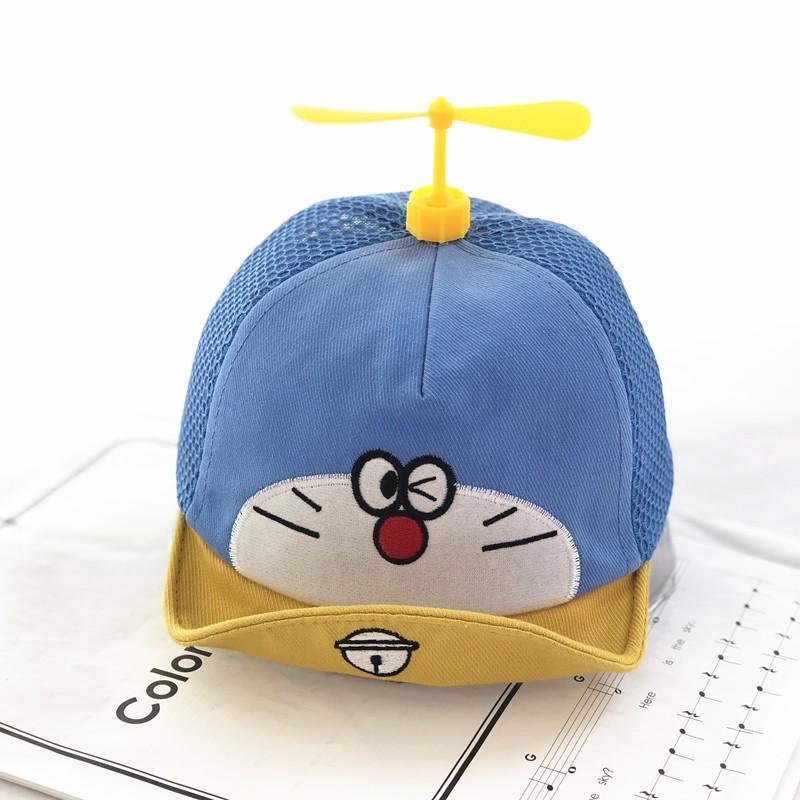 Nón mũ lưỡi chai hình chú doremon cực kute cho bé từ 5 đến 18 tháng