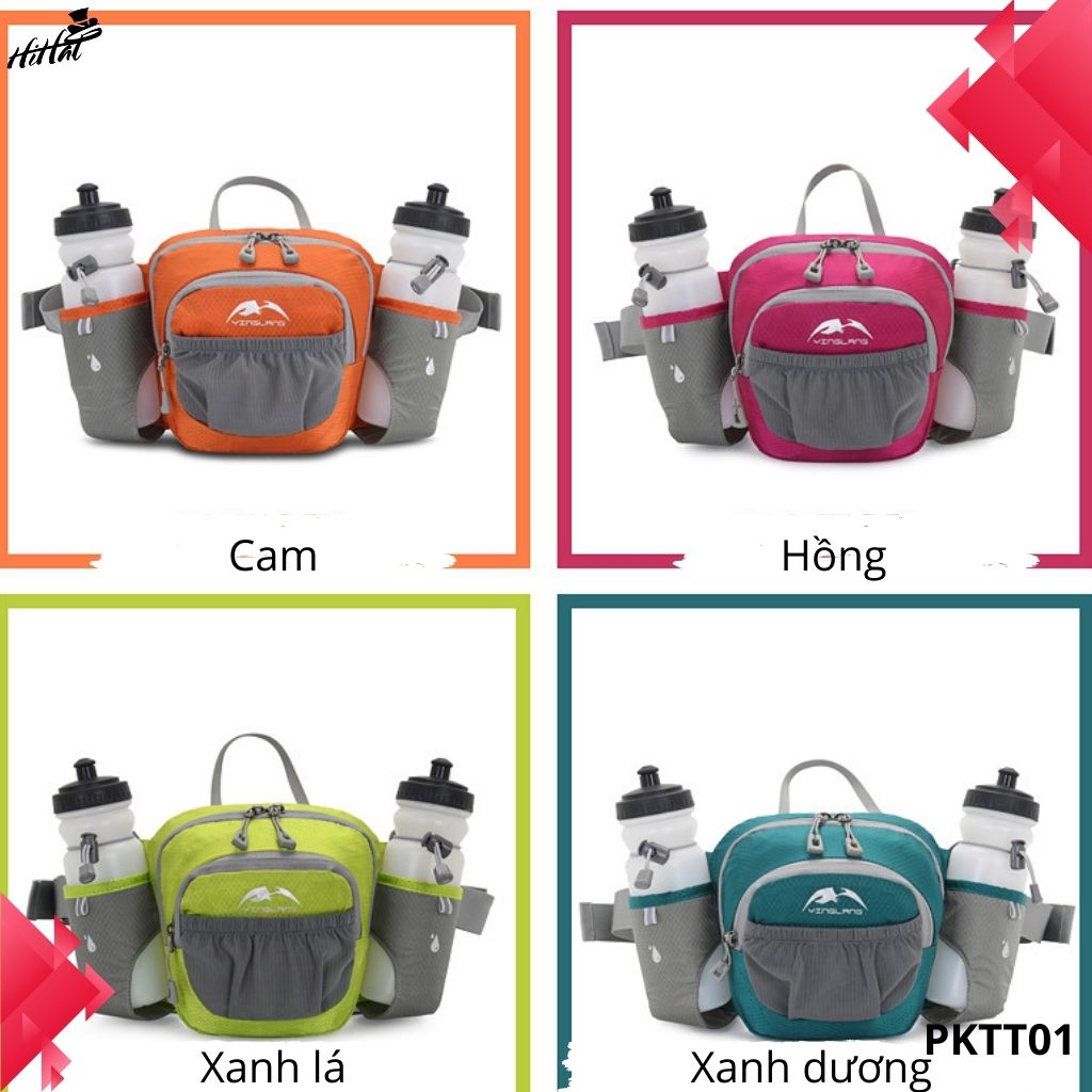 Đai đeo/ túi đeo hông thể thao/ túi đựng điện thoại bình nước thể thao địa hình leo núi dung tích lớn PKTT01