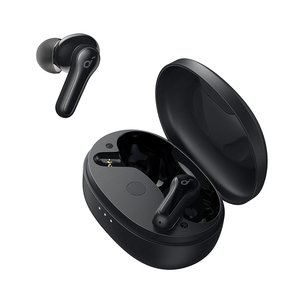 Tai nghe không dây SOUNDCORE (by ANKER) Life Note E True Wireless (TWS), 32 giờ sử dụng, kháng nước IPX5, tích hợp 2 micro, sạc nhanh 10 phút dùng 1 tiếng, bluetooth 5.2 mới nhất kết nối nhanh với điện thoại - A3943