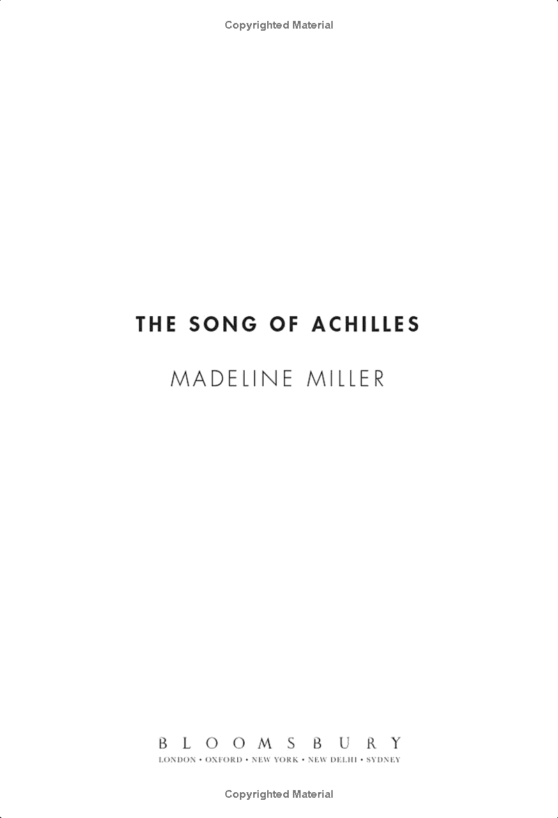 The Song Of Achilles