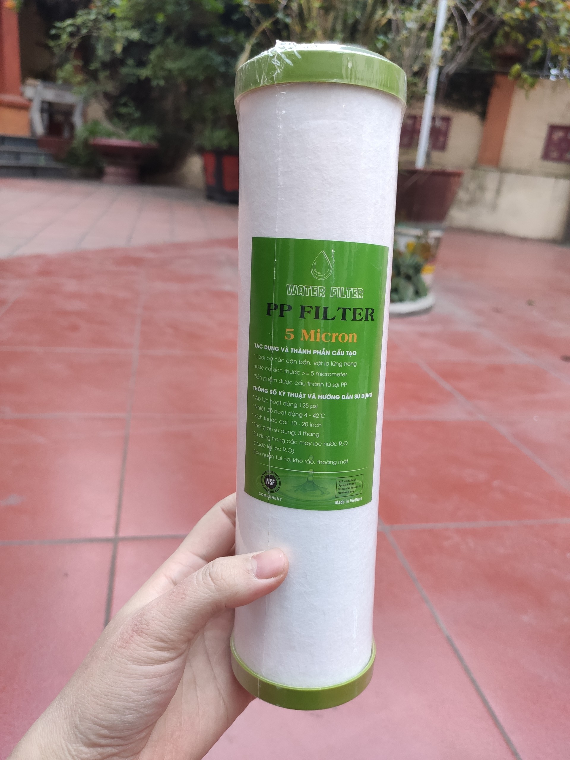 LÕI LỌC THÔ ,lõi lọc nước dùng cho máy lọc R.O gia đình