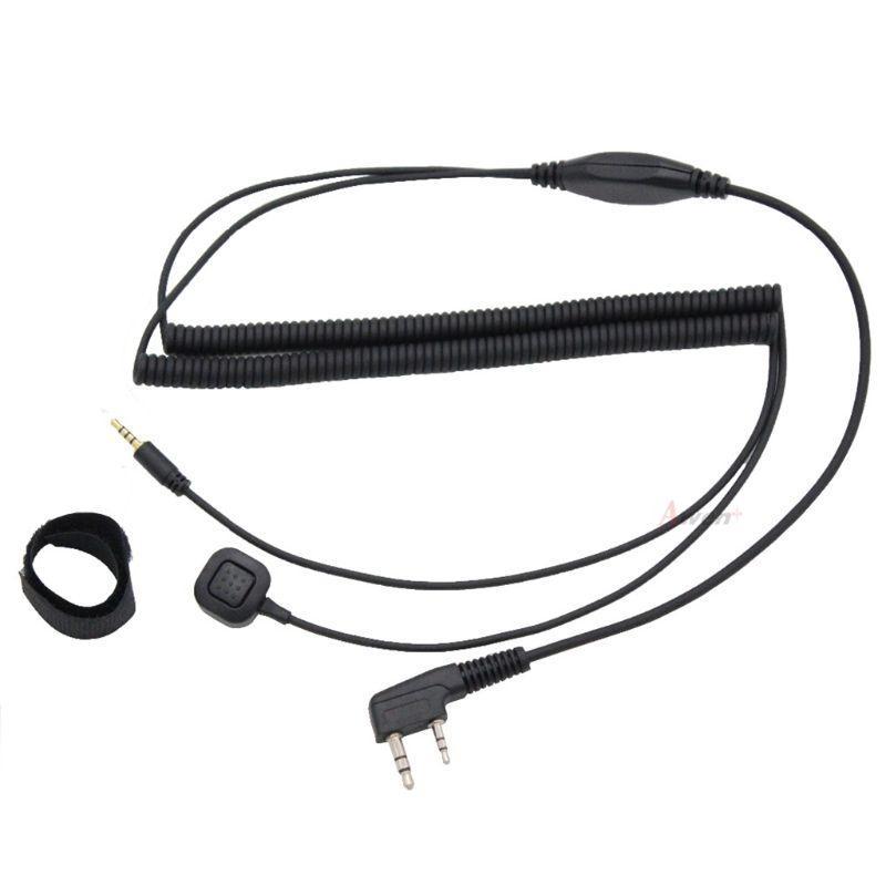 Dây Cáp Kết Nối Tai Nghe Bluetooth Hai Chiều Cho Mũ Bảo Hiểm IWO Vimoto V3 Baofeng UV-5R UV-82 GT-3