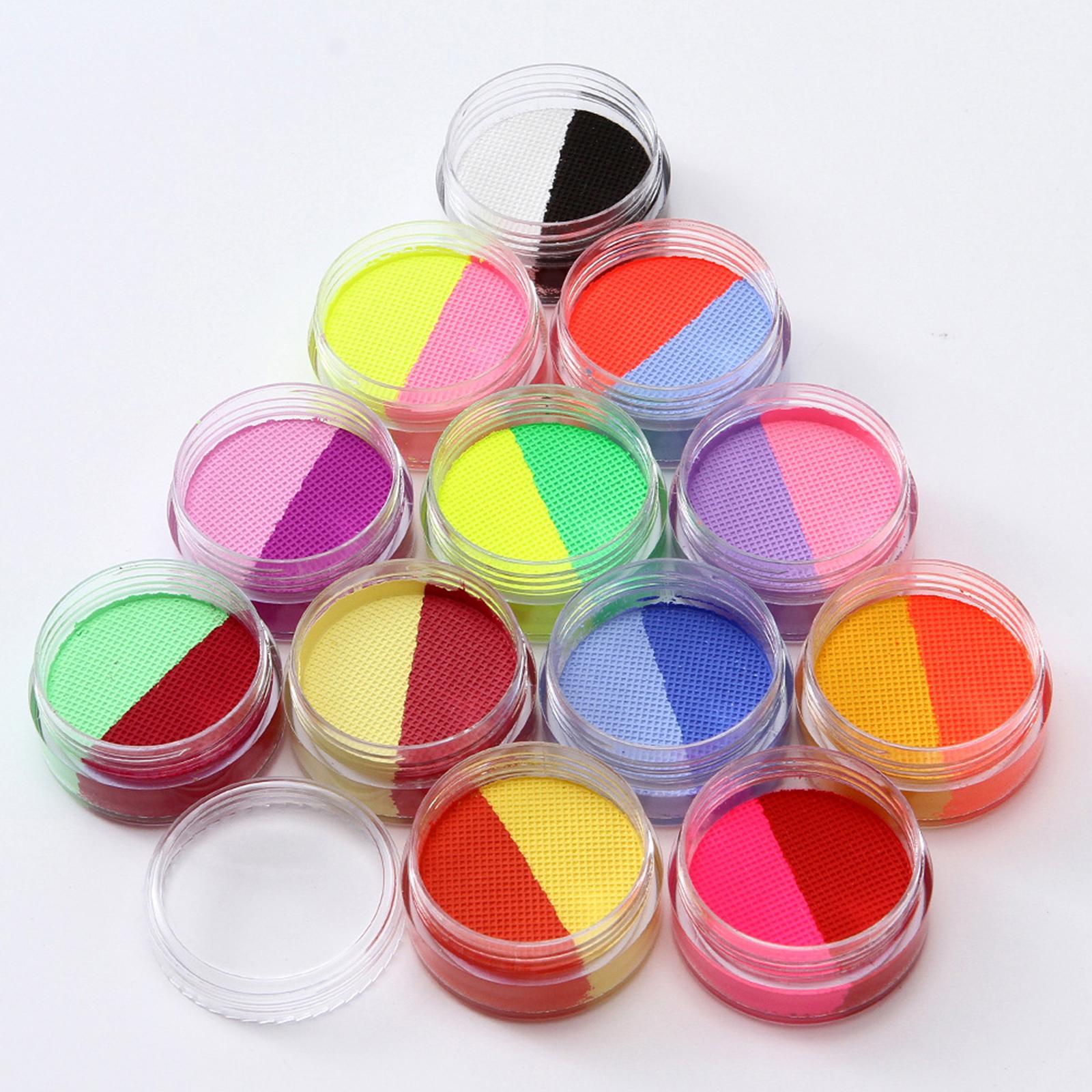Face Paint Kit Washable Adults Face Painting Halloween Christmas Art