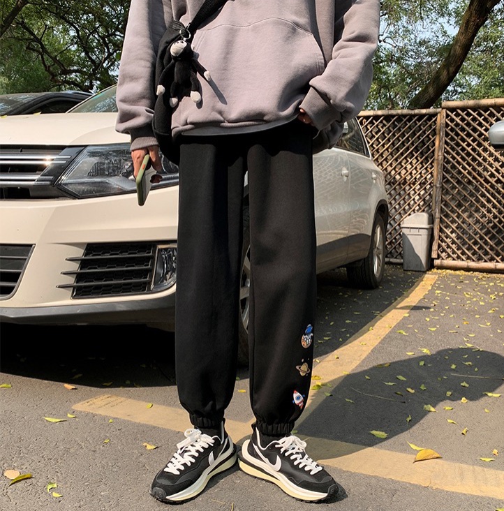 Quần Vũ Trụ ống bo chun jogger nỉ Unisex bigsize nam nữ mặc nhà đi học chơi du lịch giữ nhiệt mùa đông,chống nắng hè