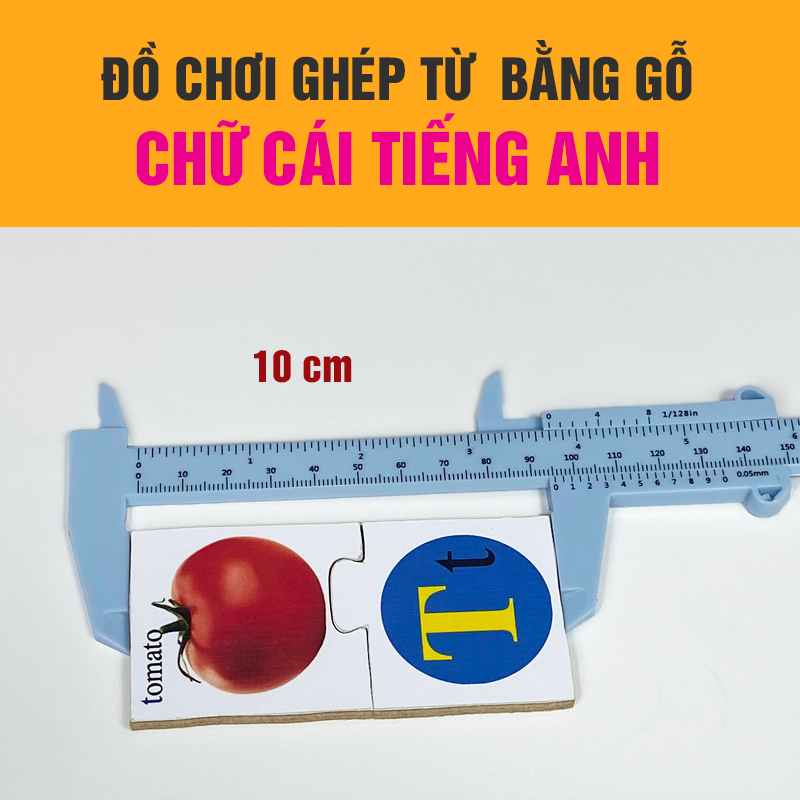 Đồ chơi ghép Chữ cái tiếng Anh bằng gỗ
