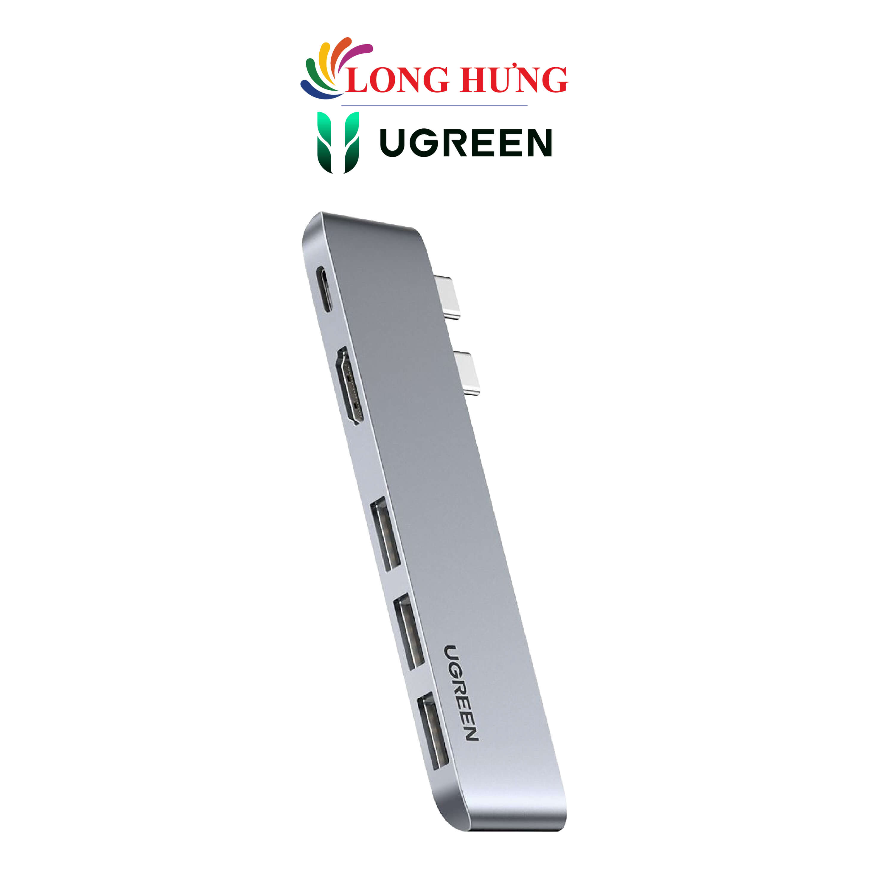 Cổng chuyển đổi Ugreen 5-in-1 Multifunction Adapter USB-C Hub CM251 60559 - Hàng chính hãng