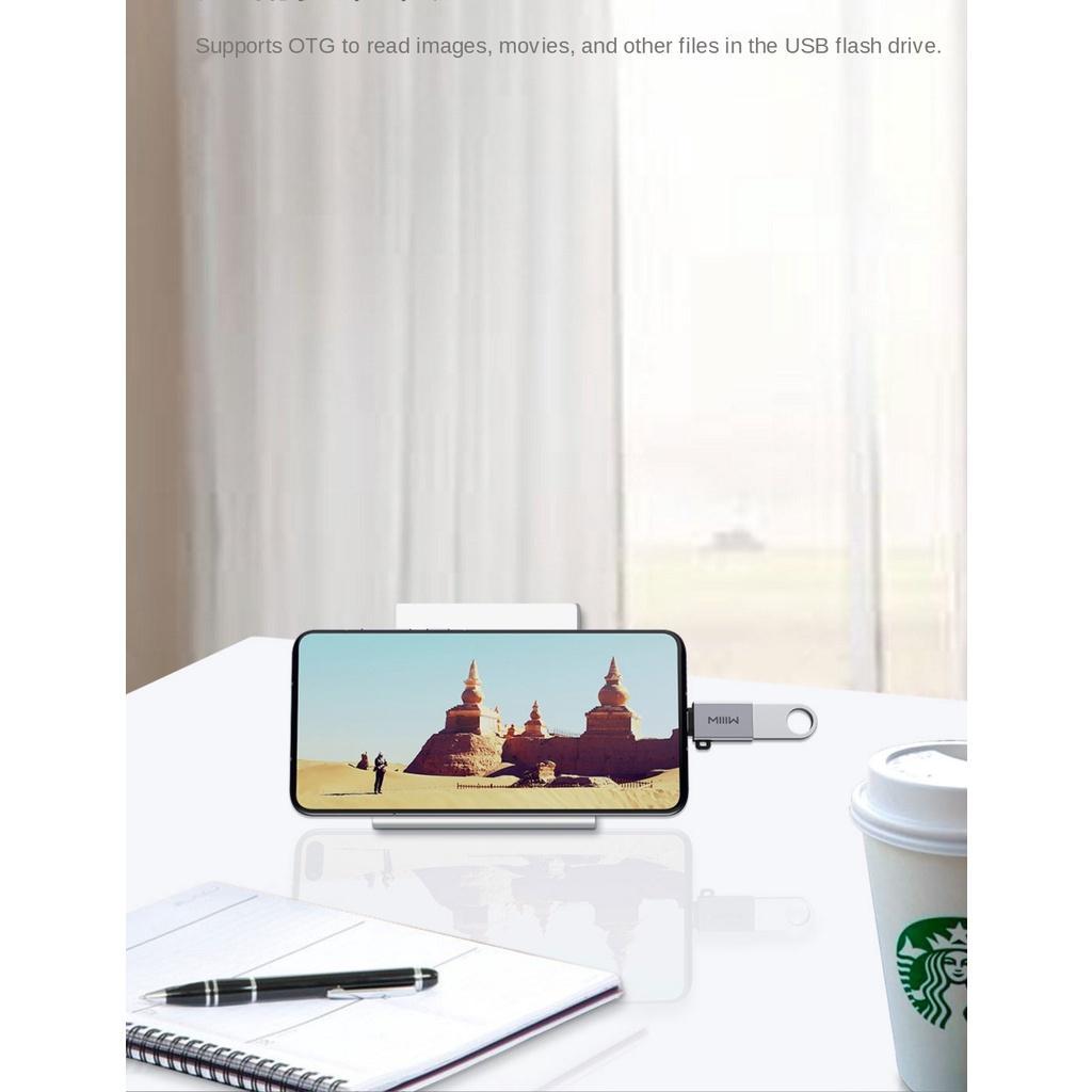 Đầu Chuyển Đổi Xiaomi Youpin Miiiw USB 3.0 Type-C OTG Dành Cho Laptop/Điện Thoại Di Động