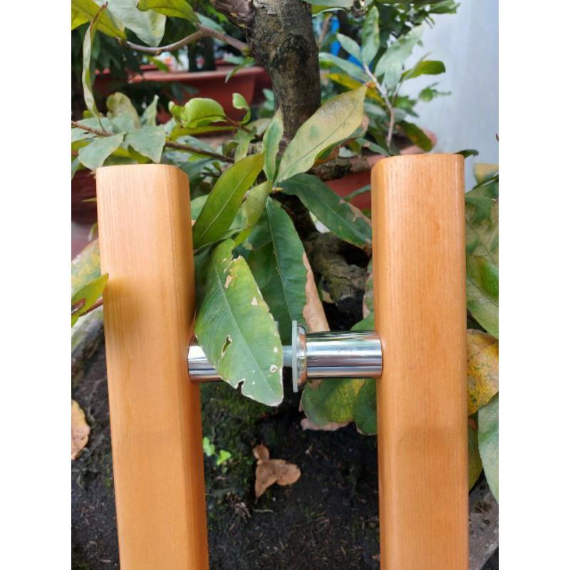 Tay nắm gỗ cửa kính bản lề san_cửa kính cường lực)