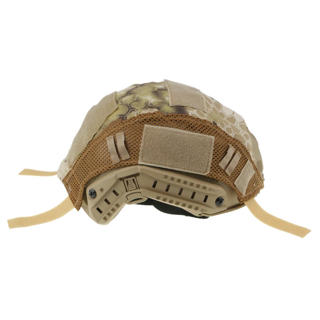Camouflage Nylon Army Game Gear Combat Helmet Accessories Cover for Fast Helmets