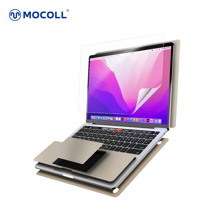 Bộ Dán Full dành cho MacBook Air M2 MOCOLL 5 In 1 Diamond Series - Hàng Nhập Khẩu