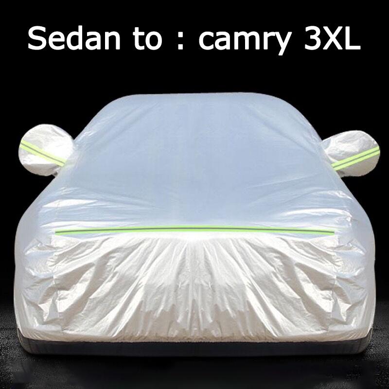 Hạ nhiệt 99%,bạt phủ xe ô tô,Làm mát Chống mưa Chống trầy xước,áo trùm che phủ xe hơi nhôm bạc,bạt phủ xe,áo trùm xe