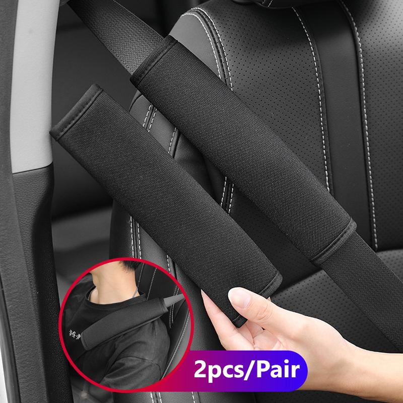 Đen Dây An Toàn Xe Hơi Cover Hồng Dây Đai Vai Đa Năng Tự Động Dây Đai Có Cho Người Lớn Trẻ Em Trên Xe Ô Tô đai Phụ Kiện