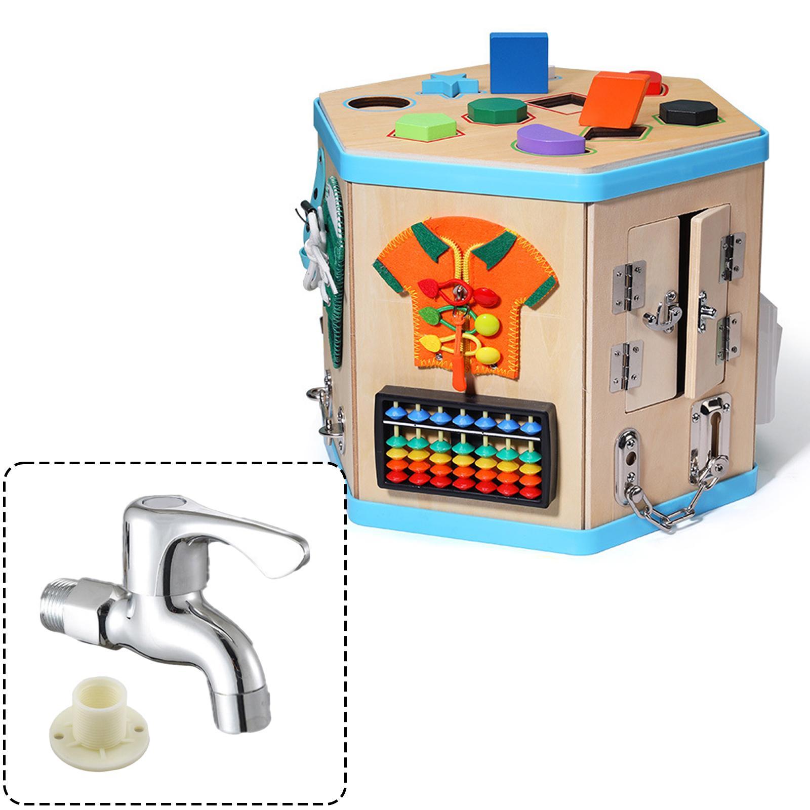 Material DIY Accessories Montessori Busy Board Toy for Preschool