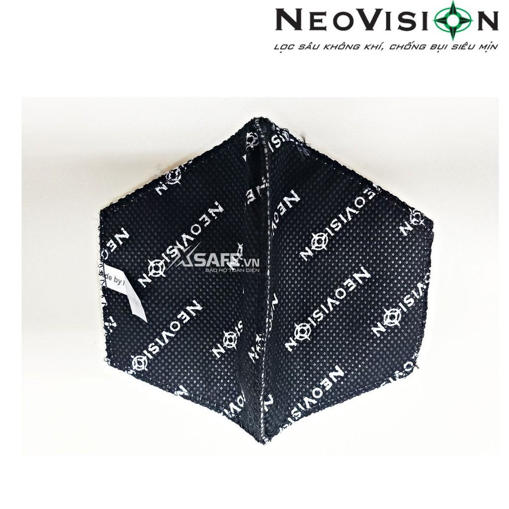 Khẩu trang hoạt tính Neomask VC65 kháng khuẩn chống bụi mịn hơi hóa chất loãng có thể thay thế tấm lọc