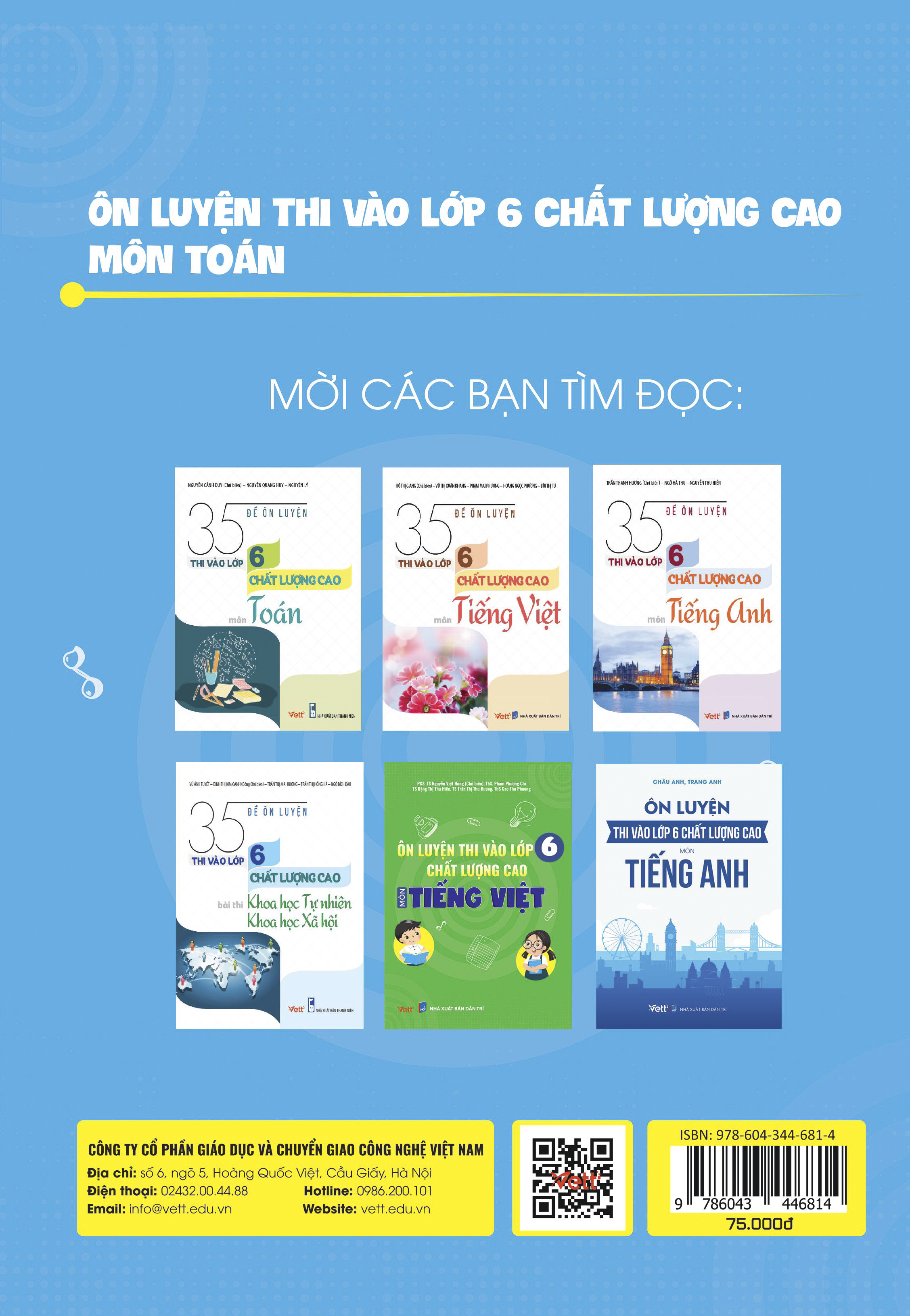 Ôn Luyện Thi Vào Lớp 6 Chất lượng Cao Môn Toán