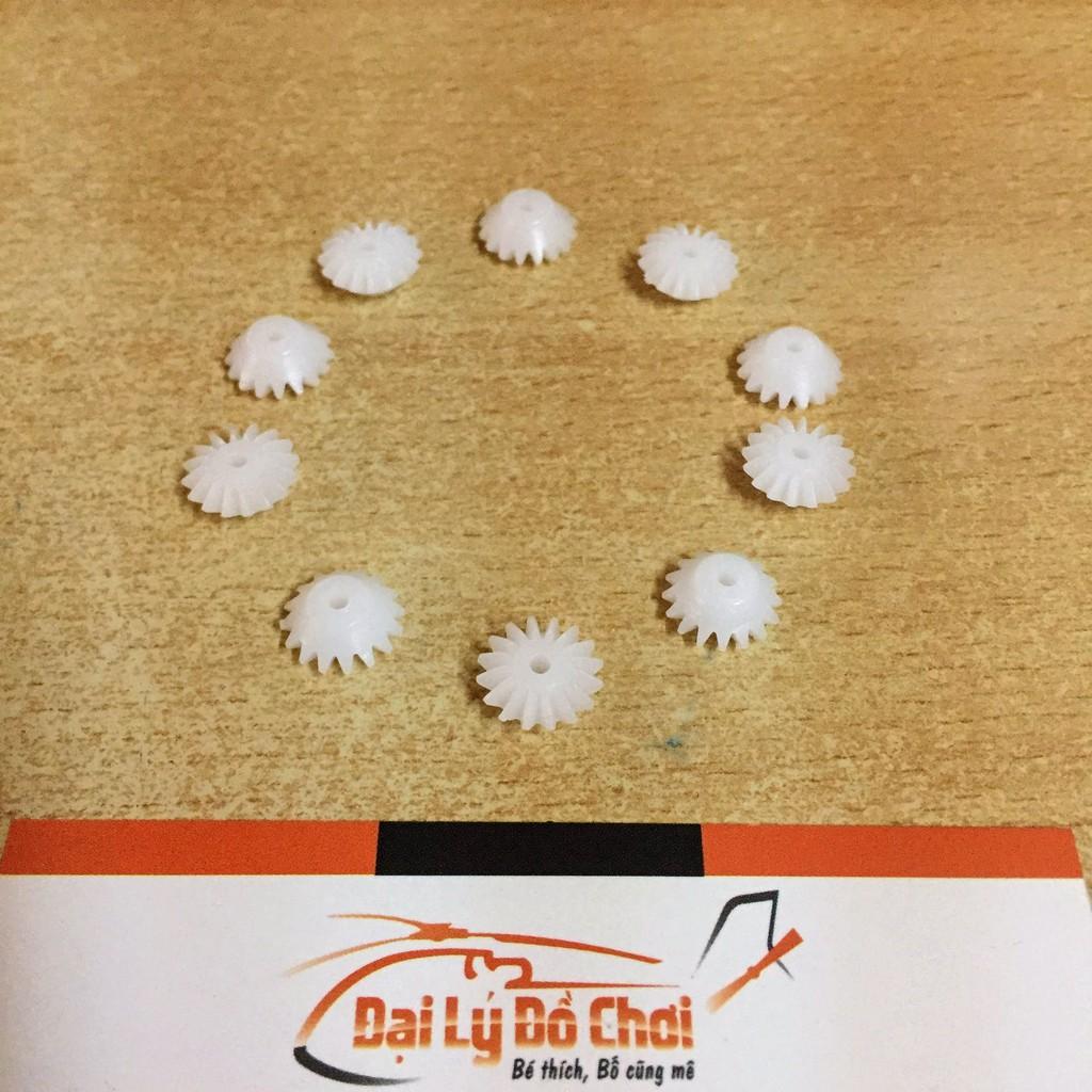 Bộ 10 cái bánh răng côn 16 răng lỗ trục 1.95mm