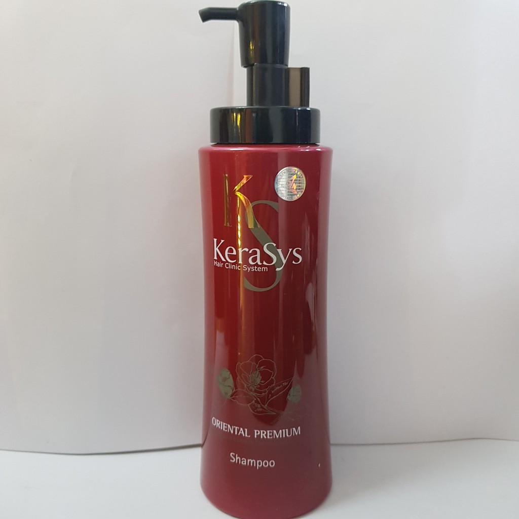 Dầu gội Kerasys Oriental Premium phục hồi tóc Hàn Quốc 600ml (Thảo dược hạt trà) + Móc khoá