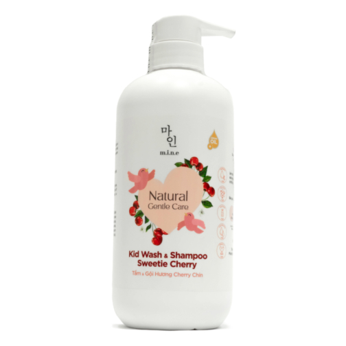 Sữa Tắm &amp; Gội Hương Cherry Chín cho bé MINE - Kid Wash &amp; Shampoo Sweetie Cherry