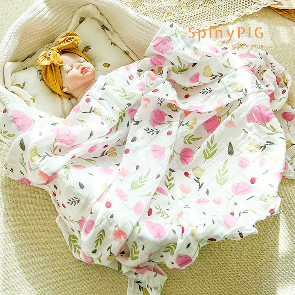 Khăn xô quấn sơ sinh chăn xô mỏng 2 lớp cotton nhiều hoạ tiết cực xinh cho bé