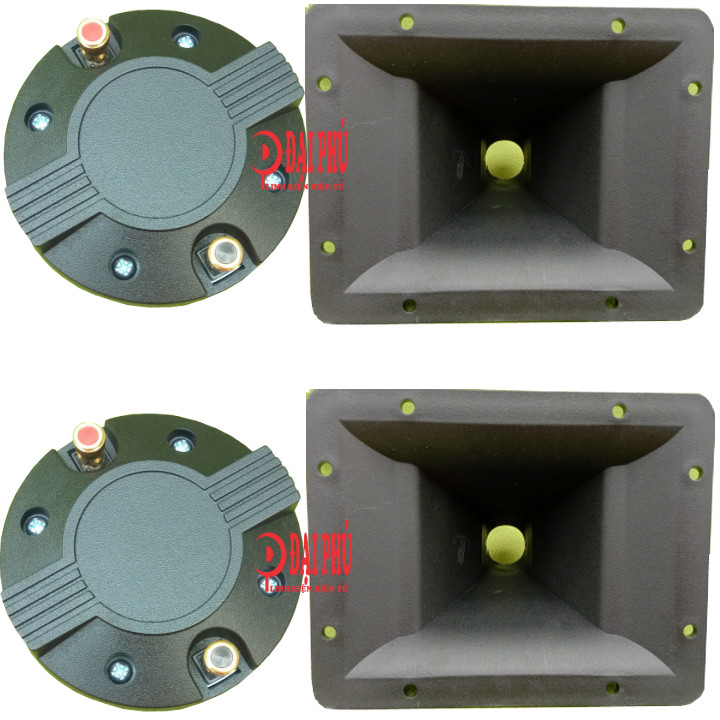 Loa treble kèn 350 kèm phễu 19cm x 15cm và tụ