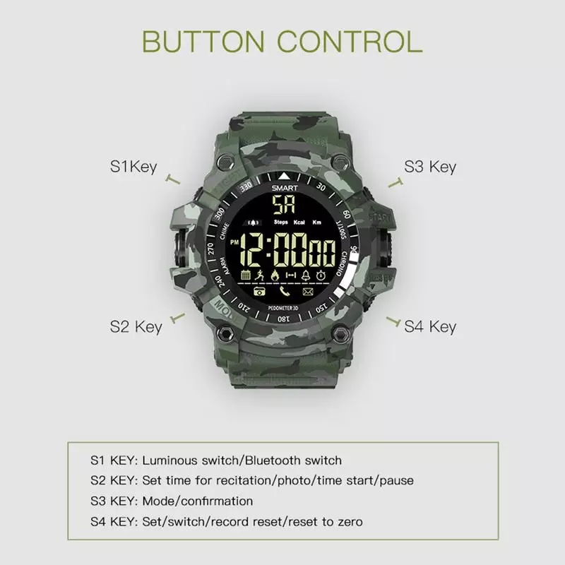 Đồng hô thể thao smart watch chống nước EX Sport