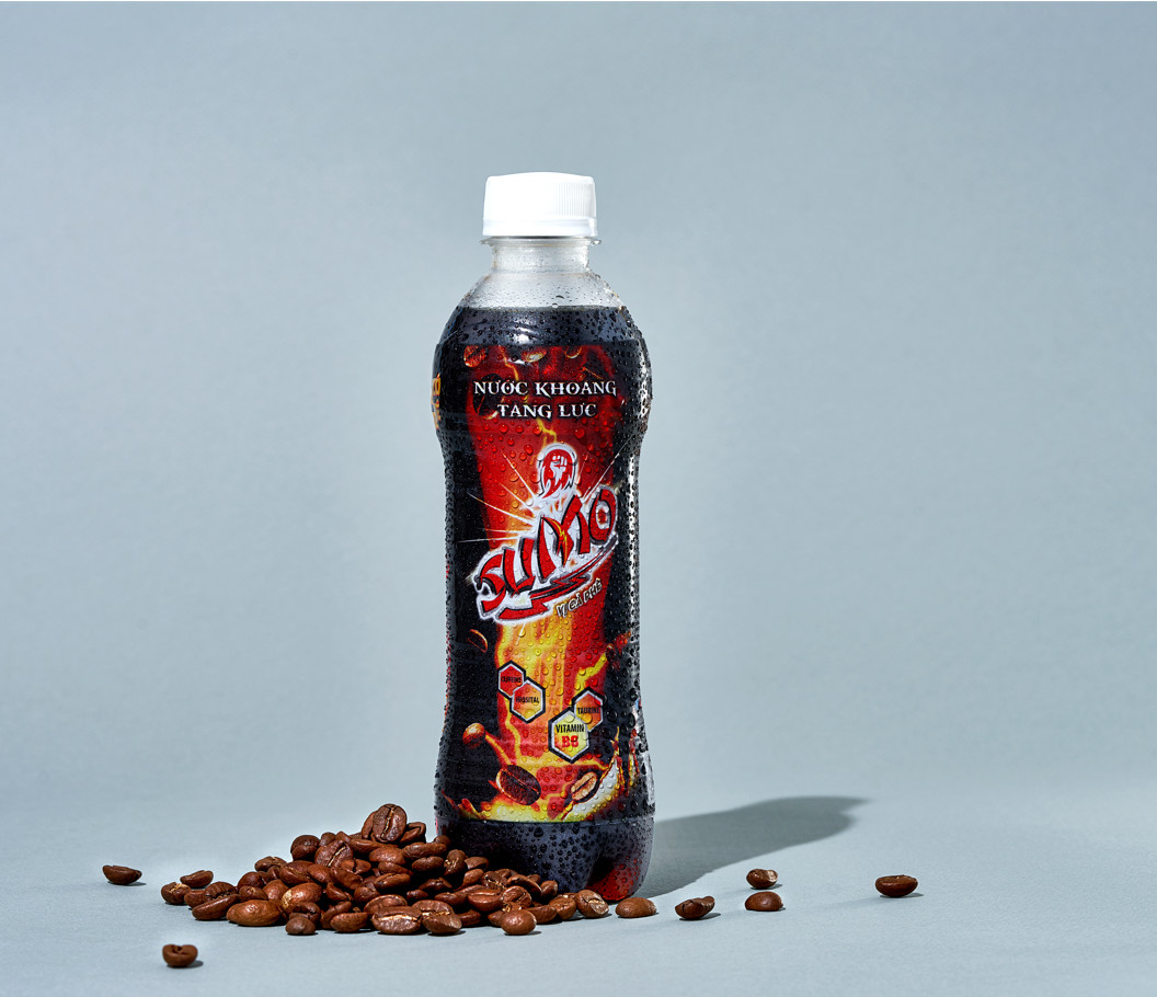 Thùng 24 chai Nước khoáng Tăng Lực Sumo Cà Phê 350ml