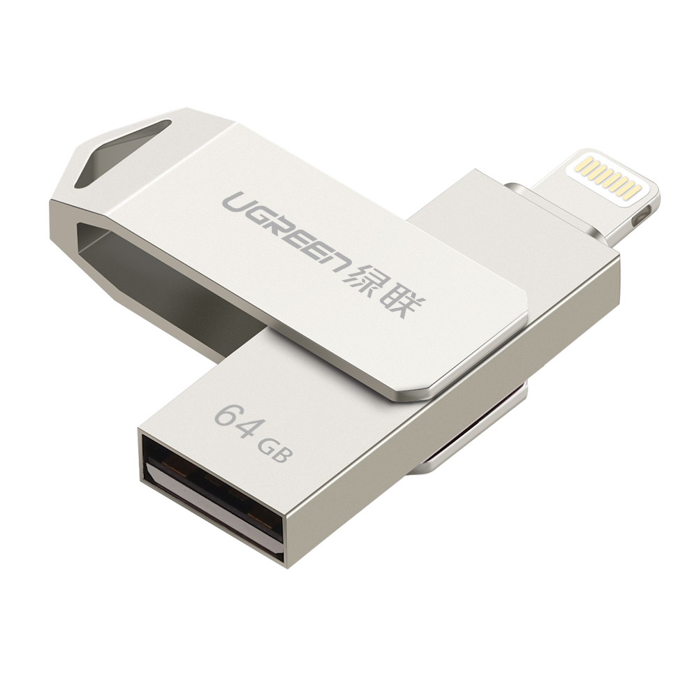 Ổ USB Flash 2.0 dành cho iPhone và iPad  64GG UGREEN US200 30617 - Hàng chính hãng